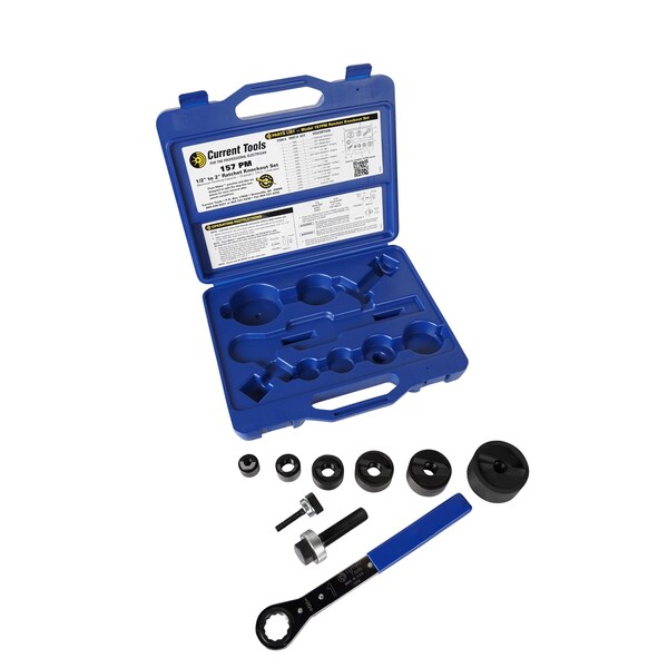1/2"-2" Ratchet Knockout Set